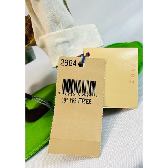 NWT Annalee Mr. and Mrs. Farmer 10" Felt Figures 2883 2884 Thanksgiving Farm - Picture 6 of 8